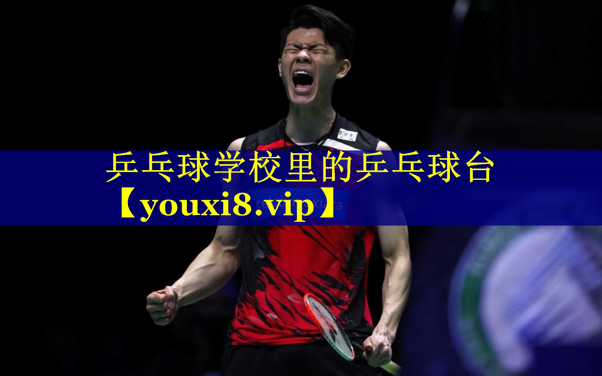 乒乓球学校里的乒乓球台